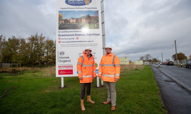 affordable house scheme underway in Burnhope