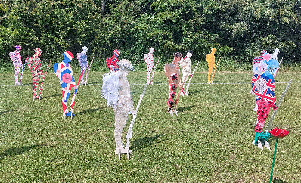 ‘Remembrance Soldiers’ Art Installation