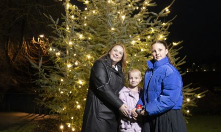 Brave Bonnie lights up County Hall