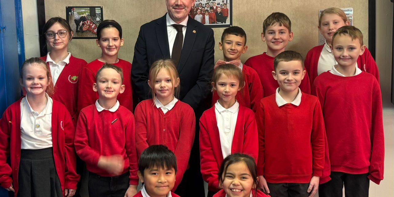 MP Visits Woodham Burn