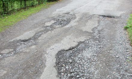 Who to contact about potholes?