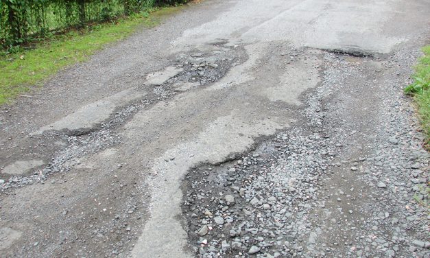 Who to contact about potholes?