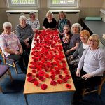 Aycliffe Village WI Poppy Making