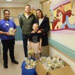 Arden Donates Special Brace Wearing, Scoliosis Bears