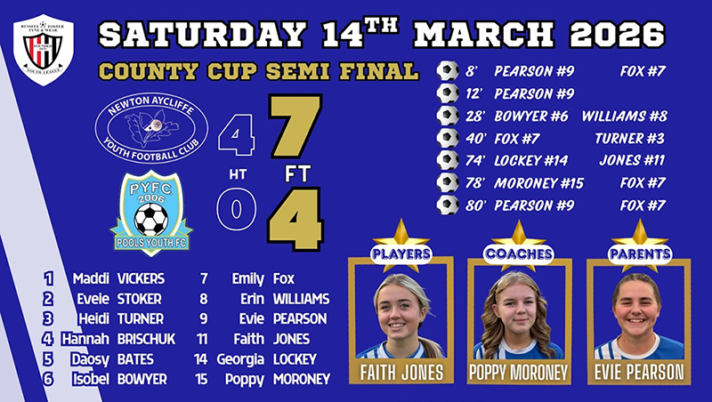 Aycliffe Youth Football News