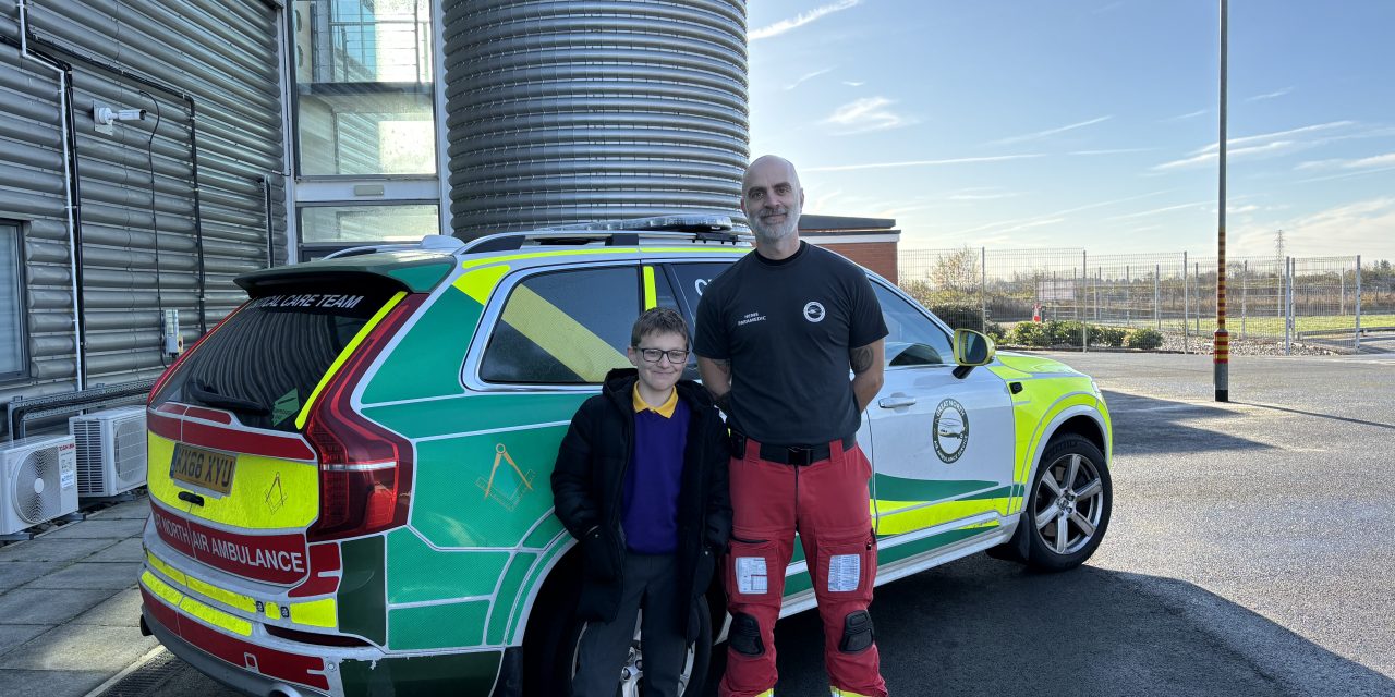 Courageous Redcar boy raises more than £1,600 for GNAAS