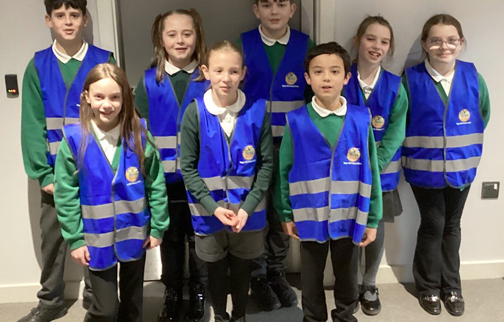 Rotary Newton Aycliffe and RotaKids Visit  St. Clare’s Court