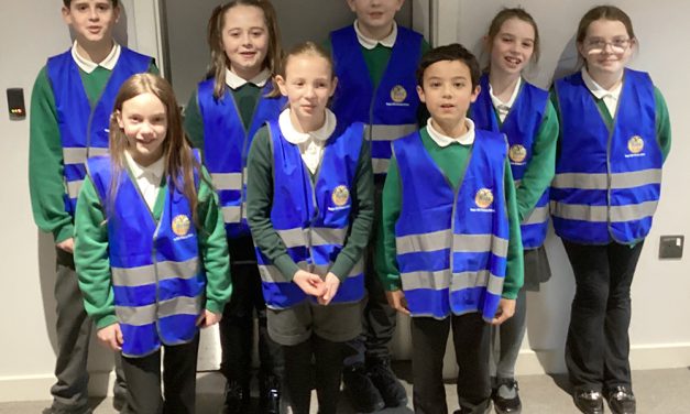 Rotary Newton Aycliffe and RotaKids Visit  St. Clare’s Court