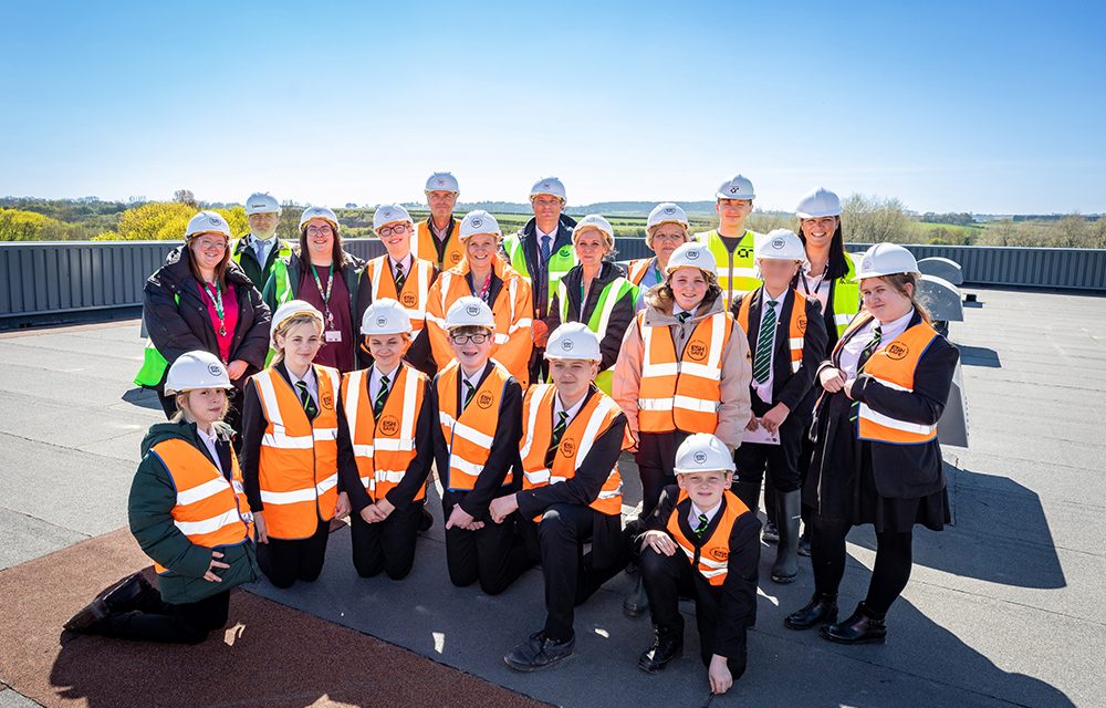 Topping Out Milestone Celebrated at Greenfield Academy, Newton Aycliffe