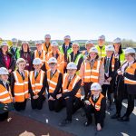 Topping Out Milestone Celebrated at Greenfield Academy, Newton Aycliffe
