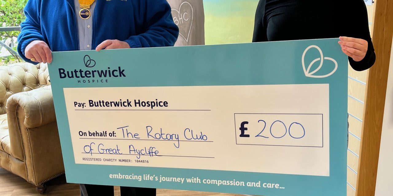 Rotary Raise £1800 for Local Charities