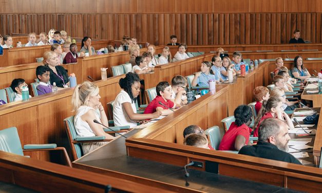Students hold a Big Debate