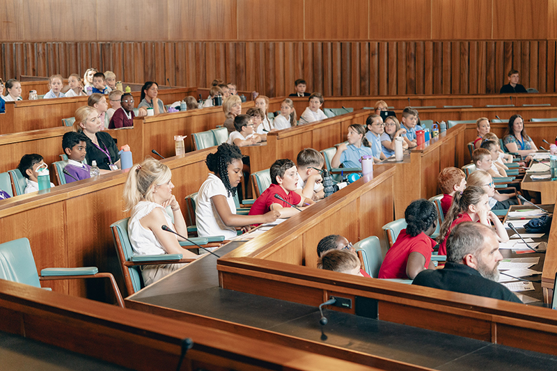 Students hold a Big Debate