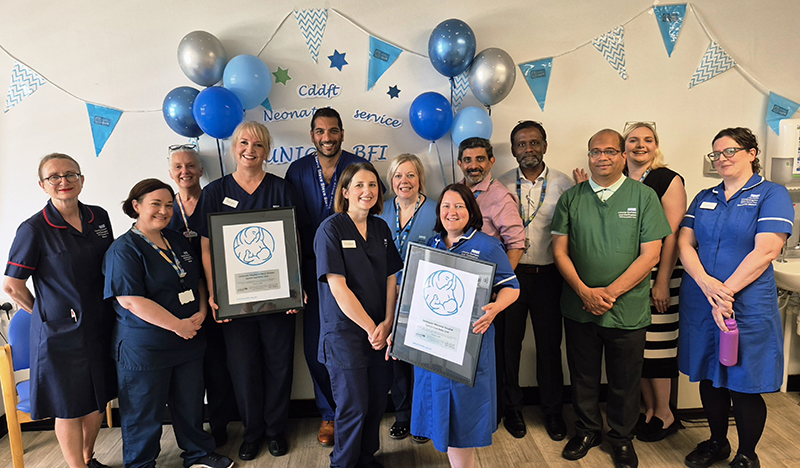 Neonatal Service Recognised with Prestigious UNICEF Accreditation