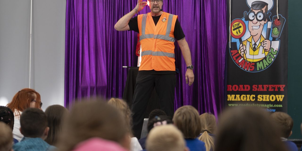 Unique magic show delivers road safety messages