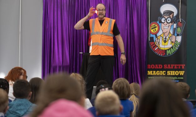 Unique magic show delivers road safety messages